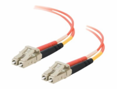 C2G Low-Smoke Zero-Halogen - Patch kabel - multirežim LC (M) do multirežim LC (M) - 10 m - optické vlákno - 50 / 125 mikron - oranžová