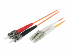 C2G Low-Smoke Zero-Halogen - Patch kabel - multirežim LC (M) do ST několik režimů (M) - 2 m - optické vlákno - 62,5 / 125 mikron - oranžová
