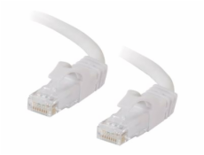 C2G Cat6 Booted Unshielded (UTP) Network Patch Cable - Patch kabel - RJ-45 (M) do RJ-45 (M) - 2 m - UTP - CAT 6 - lisovaný, provedení bez hrbolků, licna - bílá