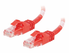 C2G Cat6 Booted Unshielded (UTP) Network Patch Cable - Patch kabel - RJ-45 (M) do RJ-45 (M) - 5 m - UTP - CAT 6 - lisovaný, provedení bez hrbolků, licna - červená