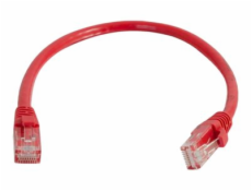 C2G Cat6 Booted Unshielded (UTP) Network Patch Cable - Patch kabel - RJ-45 (M) do RJ-45 (M) - 2 m - UTP - CAT 6 - lisovaný, provedení bez hrbolků, licna - červená