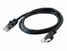 C2G Cat6 Booted Unshielded (UTP) Network Patch Cable - Patch kabel - RJ-45 (M) do RJ-45 (M) - 1 m - UTP - CAT 6 - lisovaný, provedení bez hrbolků, licna - černá