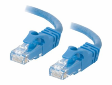 C2G Cat6 Booted Unshielded (UTP) Network Patch Cable - Patch kabel - RJ-45 (M) do RJ-45 (M) - 3 m - UTP - CAT 6 - lisovaný, provedení bez hrbolků, licna - modrá