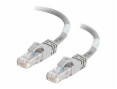 C2G Cat6 Booted Unshielded (UTP) Network Patch Cable - Patch kabel - RJ-45 (M) do RJ-45 (M) - 2 m - UTP - CAT 6 - lisovaný, provedení bez hrbolků, licna - šedá
