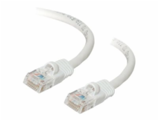C2G Cat5e Booted Unshielded (UTP) Network Patch Cable - Patch kabel - RJ-45 (M) do RJ-45 (M) - 3 m - UTP - CAT 5e - lisovaný, provedení bez hrbolků, licna - bílá
