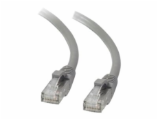 C2G Cat5e Booted Unshielded (UTP) Network Patch Cable - Patch kabel - RJ-45 (M) do RJ-45 (M) - 5 m - UTP - CAT 5e - lisovaný, provedení bez hrbolků, licna - šedá
