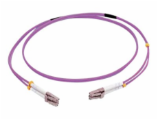 C2G 2m LC/LC OM4 LSZH Fibre Patch - Purple - Patch kabel - multirežim LC (M) do multirežim LC (M) - 2 m - optické vlákno - duplex - 50 / 125 mikron - OM4 - purpurová
