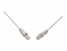 Signamax - Patch kabel - RJ-45 (M) do RJ-45 (M) - 10 m - UTP - CAT 5e - bootovaný, lisovaný, provedení bez hrbolků - šedá