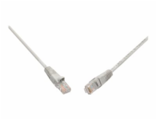 Signamax - Patch kabel - RJ-45 (M) do RJ-45 (M) - 50 cm - UTP - CAT 5e - bootovaný, lisovaný, provedení bez hrbolků - šedá