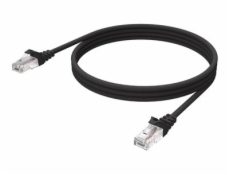 Vision - Síťový kabel - RJ-45 (M) do RJ-45 (M) - 2 m - 6.2 mm - STP - CAT 6a - lisovaný, provedení bez hrbolků - černá