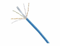 Panduit NetKey - Kabel horizontální - 305 m - 5.3 mm - UTP - CAT 6 - IEEE 802.3af/IEEE 802.3at/IEEE 802.3bt - neobsahuje halogen, vnitřní, pevný - modrá