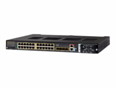 Cisco Industrial Ethernet 4010 Series - Přepínač - řízený - 24 x 10/100/1000 (PoE+) + 4 x 10/100/1000/SFP (uplink) - lze montovat na konzolu DIN - kompatibilní s TAA