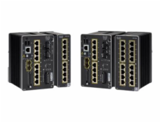 Cisco Catalyst IE3400 Rugged Series - Network Advantage - přepínač - řízený - 8 x 10/100/1000 + 2 x gigabitů SFP - lze montovat na konzolu DIN - DC power