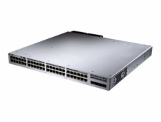 Cisco Catalyst 9300L - Network Essentials - přepínač - L3 - řízený - 48 x 10/100/1000 (UPOE) + 4 x 10 Gigabit SFP+ (uplink) - Lze montovat do rozvaděče - UPOE (675 W)