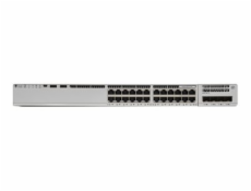 Cisco Catalyst 9200 - Network Essentials - přepínač - L3 - řízený - 8 x 100/1000/2.5G/5G/10GBase-T + 16 x 10/100/1000 (PoE+) - Lze montovat do rozvaděče - PoE+ (370 W)