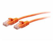C2G 5ft (1.5m) Cat6a Snagless Unshielded (UTP) Slim Ethernet Network Patch Cable - Orange - Patch kabel - RJ-45 (M) do RJ-45 (M) - 1.52 m - 4.8 mm - UTP - CAT 6a - lisovaný, provedení bez hrbolků - or