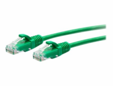 C2G 7ft (2.1m) Cat6a Snagless Unshielded (UTP) Slim Ethernet Network Patch Cable - Green - Patch kabel - RJ-45 (M) do RJ-45 (M) - 2.1 m - 4.8 mm - UTP - CAT 6a - lisovaný, provedení bez hrbolků - zele