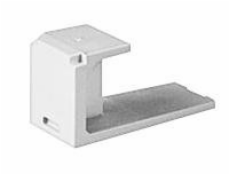 Panduit MINI-COM - Záslepka - bílá