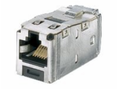 Panduit MINI-COM TX-5e - Modul - CAT 5e - STP - šedá - 1 port