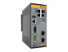 Allied Telesis AT IE220-6GHX - Přepínač - L2+ - řízený - 4 x 10/100/1000Base-T + 2 x 1 Gigabit / 10 Gigabit SFP+ (uplink) - lze montovat na konzolu DIN, pro připevnění na zeď - PoE++ (180 W)