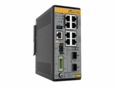 Allied Telesis AT IE220-10GHX - Přepínač - L2+ - řízený - 8 x 10/100/1000Base-T + 2 x 1 Gigabit / 10 Gigabit SFP+ (uplink) - lze montovat na konzolu DIN, pro připevnění na zeď - PoE++ (240 W)
