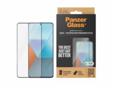 PanzerGlass - Ochrana obrazovky pro mobilní telefon - ultra široký tvar - sklo - barva rámu černá - pro Xiaomi Redmi Note 13 Pro