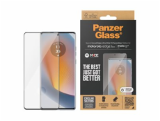 PanzerGlass - Ochrana obrazovky pro mobilní telefon - ultraširoké přizpůsobení, zakřivené okraje - sklo - barva rámu černá - pro Motorola Edge 50 Fusion; Moto G85