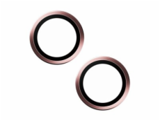 PanzerGlass Hoops - Chránič na objektiv pro mobilní telefon - růžová - pro Apple iPhone 15, 15 Plus