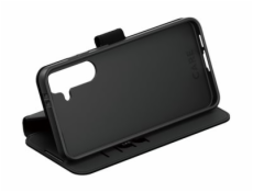 CARE by PanzerGlass - Pouzdro s klopou pro mobilní telefon - s hliníkovým stojánkem - termoplastický polyuretan (TPU), polyuretanová kůže - černá - pro Samsung Galaxy S24 FE