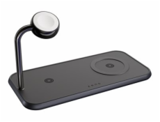 Zens Dual+Watch Alu MagSafe Wireless Charger black, Zens Dual+Watch Alu MagSafe Wireless Charger black