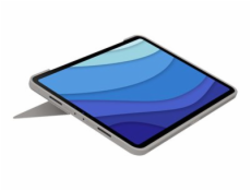 Logitech Combo Touch - Klávesnice a pouzdro - s trackpad - podsvícení - Apple Smart connector - AZERTY - francouzská - písek (sand) - pro Apple 11-inch iPad Pro (1. generace, 2. generace, třetí genera