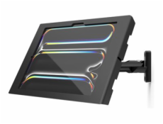 Compulocks iPad Pro M4 13  (2024), Apex Enclosure Swing Wall Mount - Montážní sada (stojan, kryt, montáž na zeď) - pro tablet - uzamykatelný - kovový rám - černá - velikost obrazovky: 13  - montáž na 