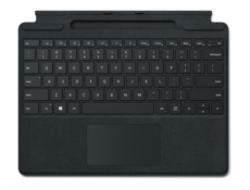 Microsoft Surface Pro Signature Keyboard - Klávesnice - s trackpad, akcelerometr, zásobník pro nabíjení a skladování Surface Slim Pen 2 - QWERTY - americká - černá