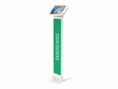 Compulocks iPad 10.2  Space Enclosure Brandable Floor Stand - Kiosk - Anti-Theft - pro tablet - uzamykatelný - vysoce kvalitní hliník - bílá - velikost obrazovky: 10.2  - podlahové provedení - pro App