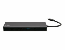 C2G USB C Docking Station - Dual Monitor Docking Station with 4K HDMI, USB, Ethernet, and AUX - Power Delivery up to 60W - Dokovací stanice - USB-C / Thunderbolt 3 - 2 x HDMI - 1GbE - kompatibilní s T