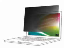 3M Bright Screen Privacy Filter - Filtr pro zvýšení soukromí k notebooku - odstranitelné - sklopným - 15.6  - černá