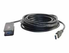 C2G 5m USB 3.0 USB-A Male to USB-A Female Active Extension Cable - Prodlužovací šňůra USB - USB typ A (M) do USB typ A (F) - USB 3.0 - 30 V - 5 m - aktivní - černá