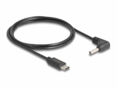 Delock - Elektrický kabel - 24 pin USB-C (M) do DC jack 3,5 x 1,35 mm (M) pravoúhlý - 5 V - 1 A - 1.5 m - černá