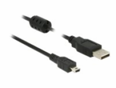 Delock - Kabel USB - USB (M) do mini-USB typ B (M) - USB 2.0 - 1.5 m - černá