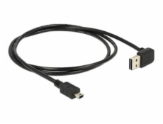 Delock EASY-USB - Kabel USB - mini-USB typ B (M) do USB (M) - USB 2.0 - 1 m - konektor 90° - černá