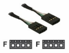 Delock USB Pinheader - Kabel USB - 4kolíkový header USB 2.0 (F) do 4kolíkový header USB 2.0 (F) - 40 cm