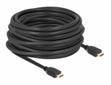 Delock - Vysoká rychlost - kabel HDMI s ethernetem - HDMI s piny (male) do HDMI s piny (male) - 12 m - černá - podpora 8K60Hz, rychlost přenosu dat až 48 Gbps