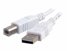 C2G - Kabel USB - USB (M) do USB typ B (M) - USB 2.0 - 3 m - bílá
