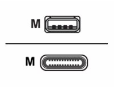 Huddly - Kabel USB - USB typ A (M) rovné do 24 pin USB-C (M) pravoúhlý - USB 3.0 - 2 m - pro IQ