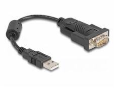 Delock - Sériový adaptér - USB - RS-232 - černá