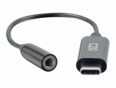 C2G USB C to 3.5mm Audio Adapter - USB C to AUX Cable - USB C to Headphone Jack - Adaptér USB-C/jack sluchátek - 24 pin USB-C s piny (male) do mini-phone stereo 3.5 mm se zdířkami (female)