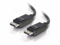 C2G 10ft Ultra High Definition DisplayPort Cable with Latches - 8K DisplayPort Cable - M/M - Kabel DisplayPort - DisplayPort (M) do DisplayPort (M) - 3.05 m - opatřený západkou - černá