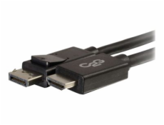 C2G 10ft DisplayPort to HDMI Cable - DP to HDMI Adapter Cable - M/M - Kabel DisplayPort - DisplayPort (M) do HDMI (M) - 3.048 m - černá