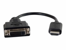 C2G HDMI to DVI-D Adapter - HDMI to Single Link DVI-D Converter - M/F - Nástroj pro převod videa - HDMI - DVI - černá