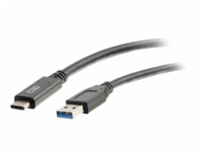 C2G 6ft USB C to USB A Cable - USB 3.2 - 5Gbps - M/M - USB kabel - USB typ A (M) do 24 pin USB-C (M) - USB 3.1 - 30 V - 3 A - 1.83 m - černá